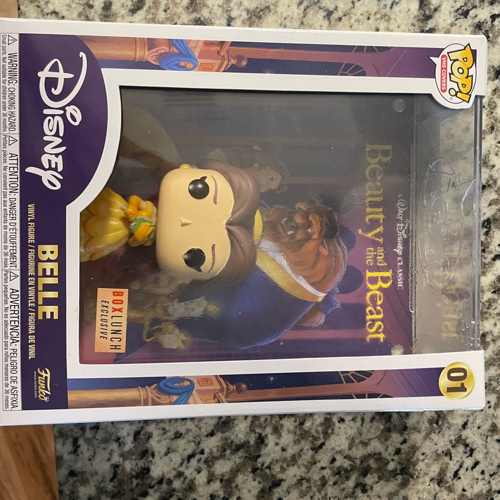 Beauty and the beast VHS cover Funko pop